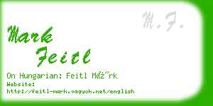 mark feitl business card